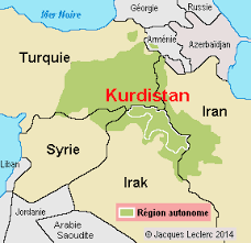 carte du Kurdistan