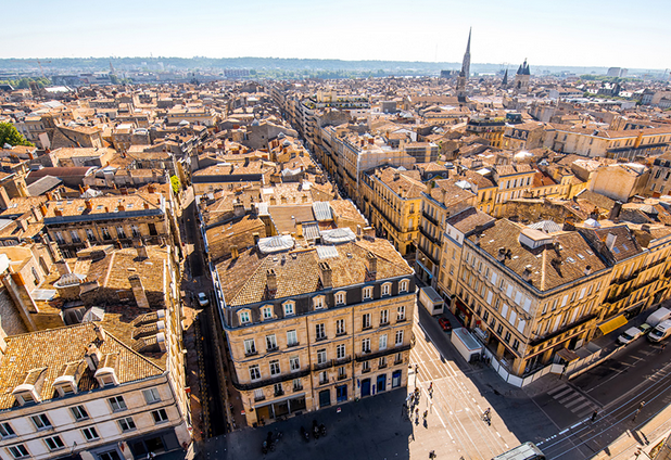 Bordeaux, vue aérienne
