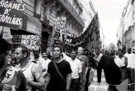 Manifestation de Tsiganes 17 juillet 2004